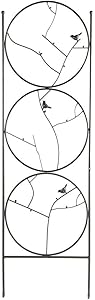 Plow & Hearth 53886 Circle of Birds Trio Garden Trellis