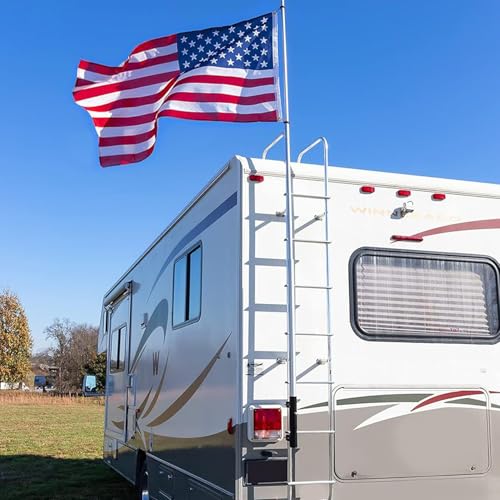 Porte-Drapeau pour Camion et VR Idéal pour Terrasse et Camping - 8