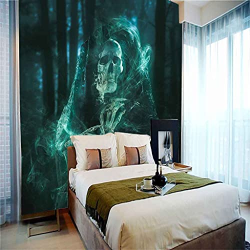 Poster mural canevas crâne abstrait 3D décor de qualité HD - 5