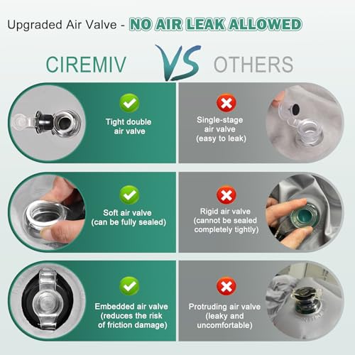 Ciremiv SUV Air Mattress with Pump