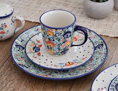 Mug de cerámica Blue Rose estilo Desert Oasis miniatura 3