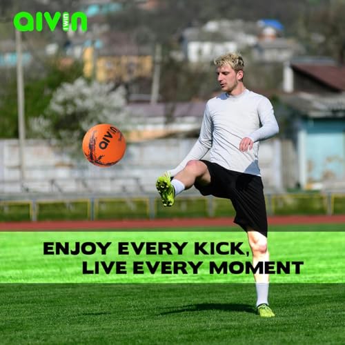 Image of Aivin Strong Football Size 5 Rubber Moulded Soccer Ball Men Women