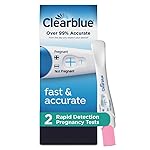 Clearblue Rapid Detection Pregnancy Test, Home Pregnancy Kit, 2 Count