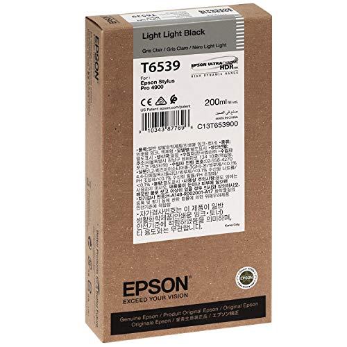 Preisvergleich Produktbild Epson T6539 Tintenpatrone, Singlepack, hell schwarz
