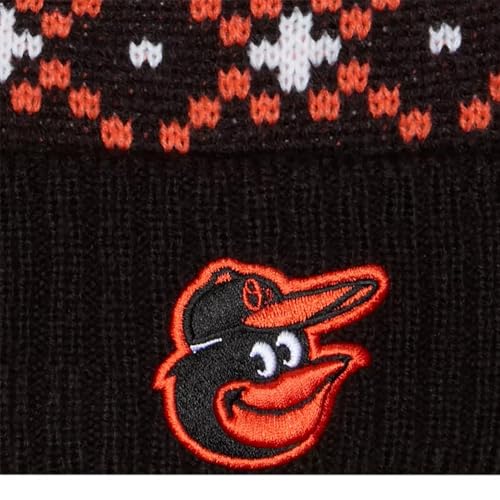 Bonnet Baltimore Orioles New Era pour junior avec pompon noir - 2