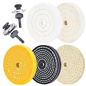 QZATACAEN 100mm Polierscheiben 5er Pack