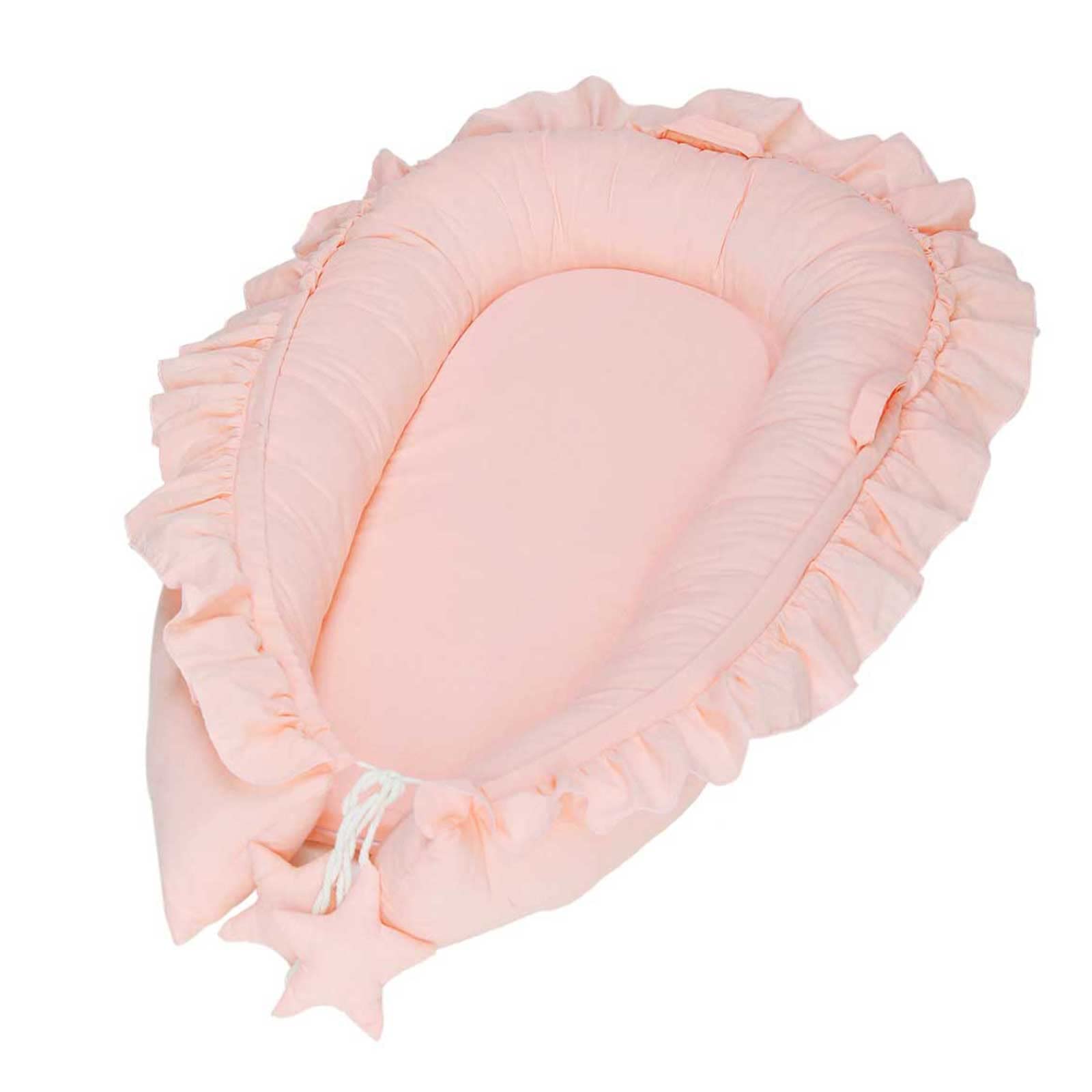 Nido de bebé para recién nacidos y bebés, saco de dormir antipatadas, para recién nacidos, niños y niñas de 0 a 18 meses, regalo para recién nacidos (rosa)