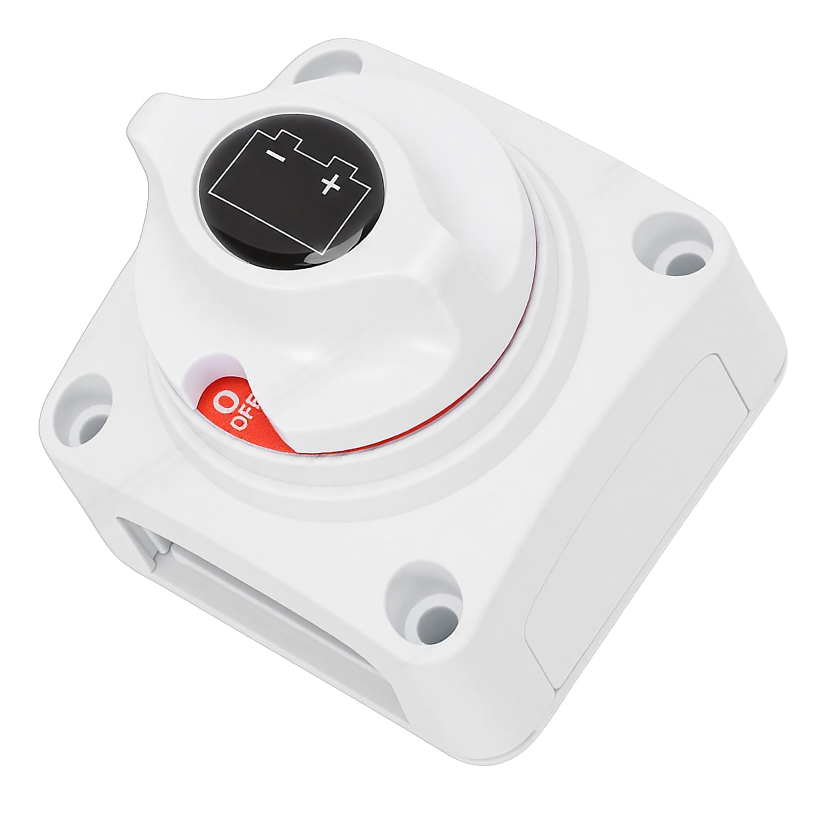 Cryfokt Interruptor de Desconexión de Batería 275A, Aislador de Potencia Giratorio Premium de 8-50 V con Placa de Bloqueo para Automóviles, SUV, Vehículos Recreativos, Barcos,