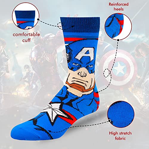 Marvel Legends Socks - 6-Pack for Men & Boys3