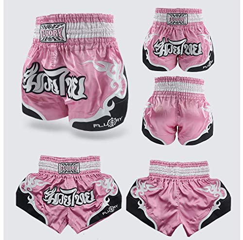 FLUORY Muay Thai Fight Shorts,MMA Shorts Clothing Training Cage Fighting Grappling Martial Arts Kickboxing Shorts Clothing3