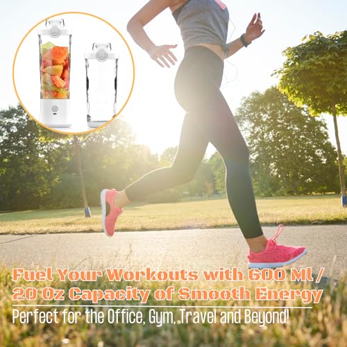 Mélangeur de jus portable de 600 ml pour vos séances de sport et pique-niques - 5