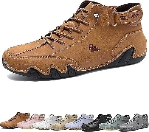 HHJTXWD - HHJTXWD Nevova Shoes for Men & Women, Nevoldeck Orthopedic Shoes, Slip-On Ankle Boots, Lightweight & Breathable Black - Men's Suede Chukka Boots Lightweight Barefoot Walking Shoes - Best Deal on Amazon
