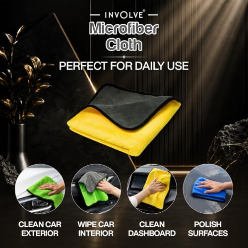 Image of Involve Elements Pro Star Dust Car Perfume Spray with Microfiber Cloth - Multicolor | Premium Luxury Car Air Freshener | 200+ Sprays | Long-Lasting Car Fragrance | Car Interior Accessories 2026