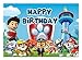 Patrulla Canina Telón de Fondo Fotografía Dibujos Animados Cumpleaños Fotográficos Telón de Fondo Feliz Cumpleaños para Patrulla Canina Fiesta de Cumpleaños