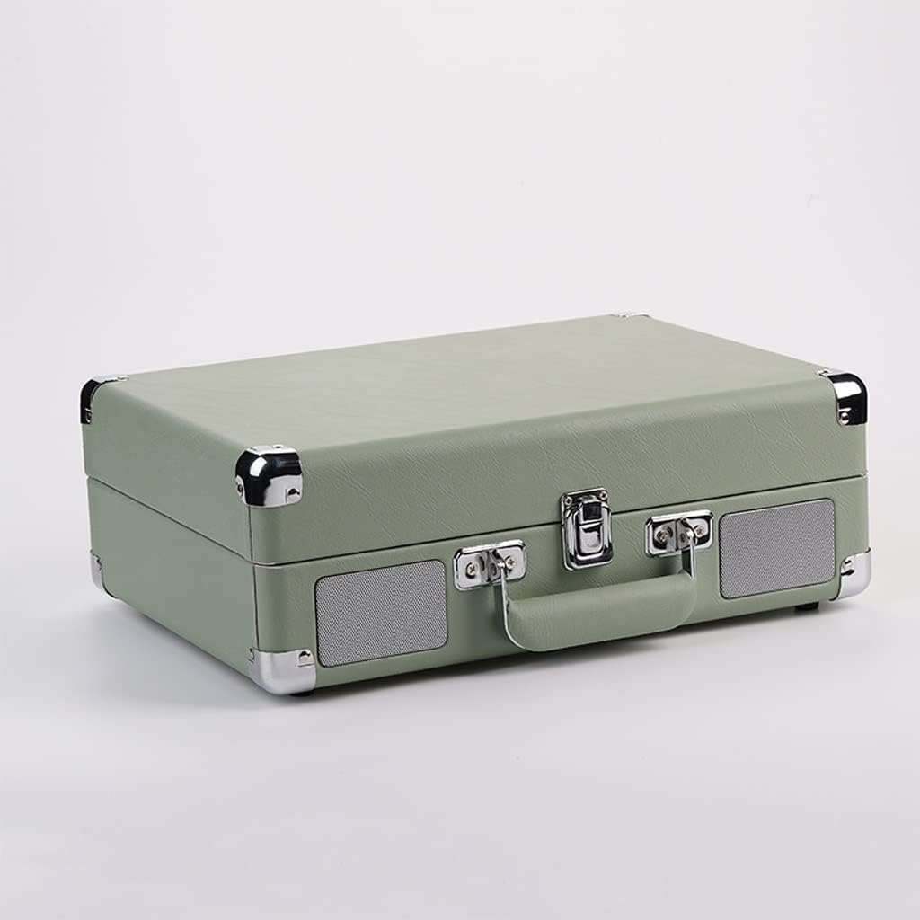 Portable Suitcase Phonograph Vinyl Record Player 5.0 33 45 78rpm Phonograph Retro Record Player Turntable Film Player