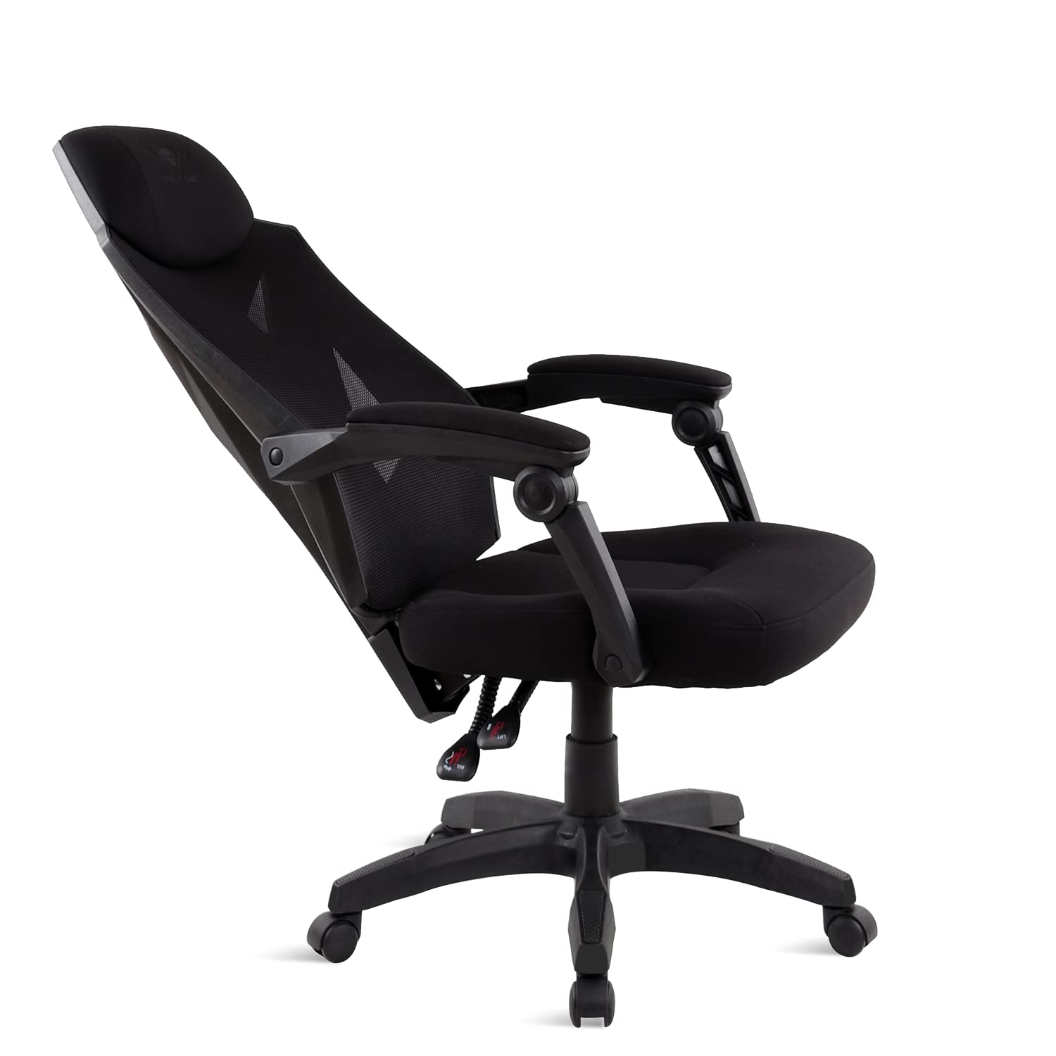 Spirit Of Gamer, Chaise Gaming Ergonomique en Tissu Respirant, Siege de Bureau Confortable avec Appui-Tête et accoudoirs Rembourrés, Fauteuil Gamer avec Inclinable de 90° à 135°, Hauteur Ajustable