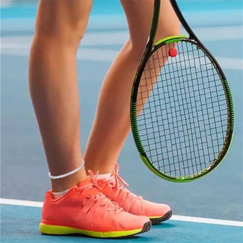 YATOJUZI Adjustable Silver Anklets for Women – 18k Platinum Plated Fashionable Beach Jewelry with 4mm Cubic Zirconia - Image 2