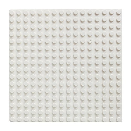 Katara 1741 - Bauplatten Platten 8er Set 13cmx13cm/16x16 Pins, Grundplatte Kompatibel Lego, Sluban, My, Papimax, Weiß – Bild 3