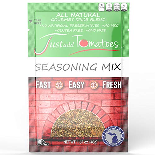 Pizza Seasoning - Great for Pizza Sauce, Marinara Sauce, Spaghetti Sauce, Garlic Toast, Pasta Sauce, Dry Rub, Chicken Seasoning, and other Italian Food - By Just Add Tomatoes