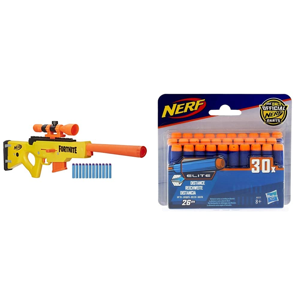 Buy Nerf Fortnite BASRL Bolt Action, Clip Fed Blaster Includes