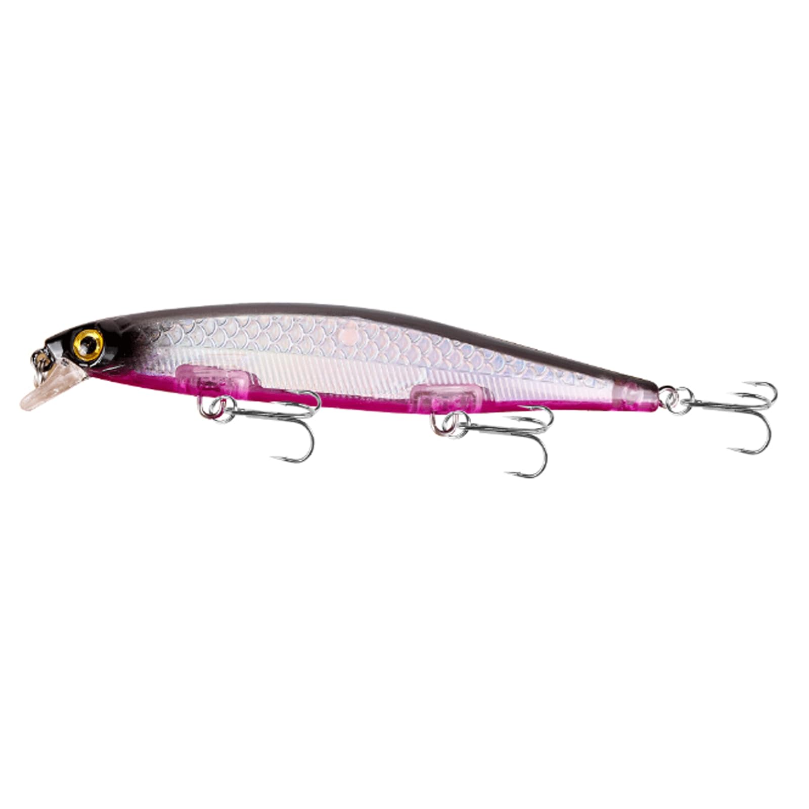 IvyLoutish Fishing Lure Bait 1 Pcs Floating Wobbler Minnow Laser Fishing Bait 11cm 13g Crankbait Artificial Hard Bait Plastic Fish Fishing Tackle Fishing Tackle