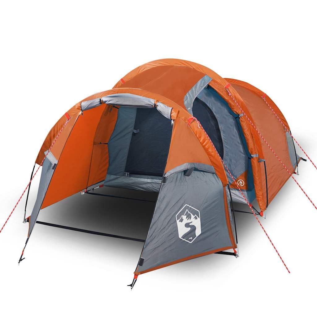 Genérico Tienda de campaña con túnel para 2 Personas Impermeable Naranja,Deportes,Actividades al Aire Libre,Camping y Senderismo,Tiendas de campaña-94388