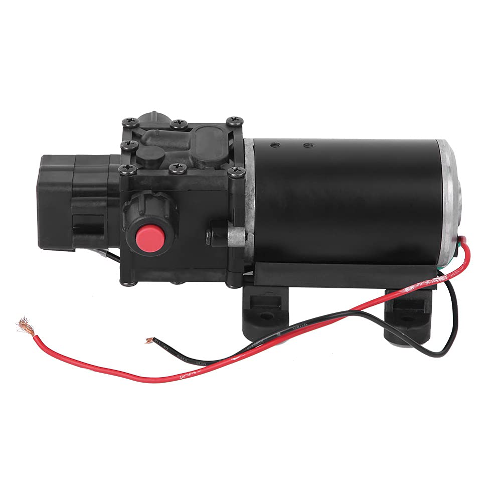 FTVOGUE Pompa a Membrana 12V 100W Pompa Acqua Autoadescante Portatile Accessorio Meccanico Bassa rumorosità Alta Pressione Dimensioni Ridotte per Sostituzione e Riparazione di Parti Industriali