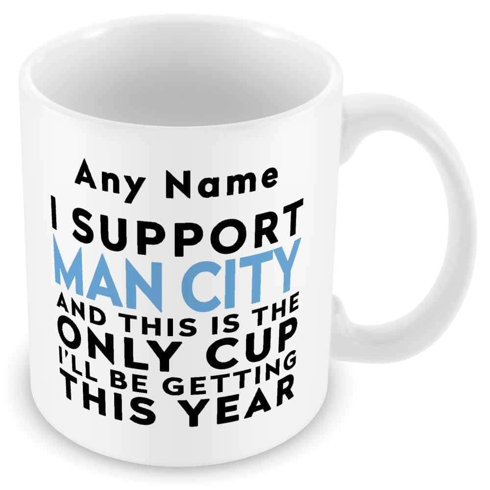 MUGGZ Funny Manchester Mug – Football Fan Gift for Men – Only Cup This Year — image 1