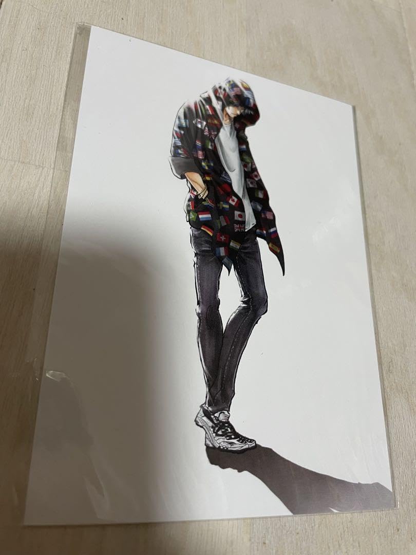 仁王雅治 ブロマイド 原画展 仁王雅治のイラストカード。(C)許斐 剛