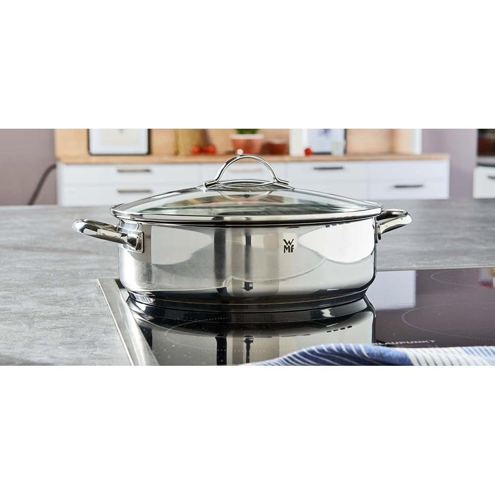 WMF Casseruola con Coperchio in Vetro, 28 cm