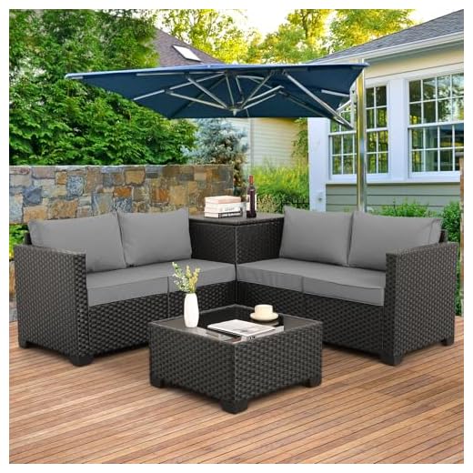 Stylish 4-Piece Outdoor Furniture Set