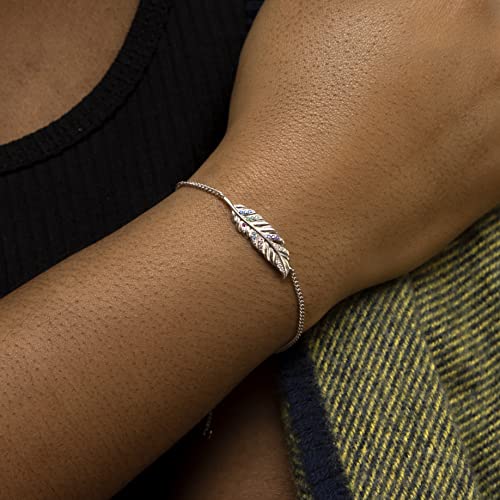 Collar de plata de ley multicolor con circonitas el regalo ideal de mujer 5