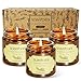 Price comparison product image SCENTORINI Candles Gifts for Women, Scented Candles Gift Set, Handmade Soy Wax Vegan Candle, Wooden Wick Jar Candles, Vintage Gifts for Women Men Her for Aromatherapy Relaxation