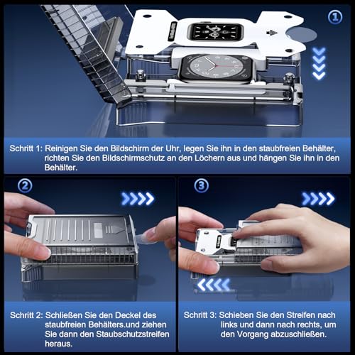 UM UNIQUEME 4 Stück Schutzfolie für Apple Watch Series 11/10 46 mm Folie, Flexible TPU für iwatch 46mm Displayschutz, Blasenfreie, Weich HD Klar Displayfolie, Volle Abdeckung, Anti-Staub