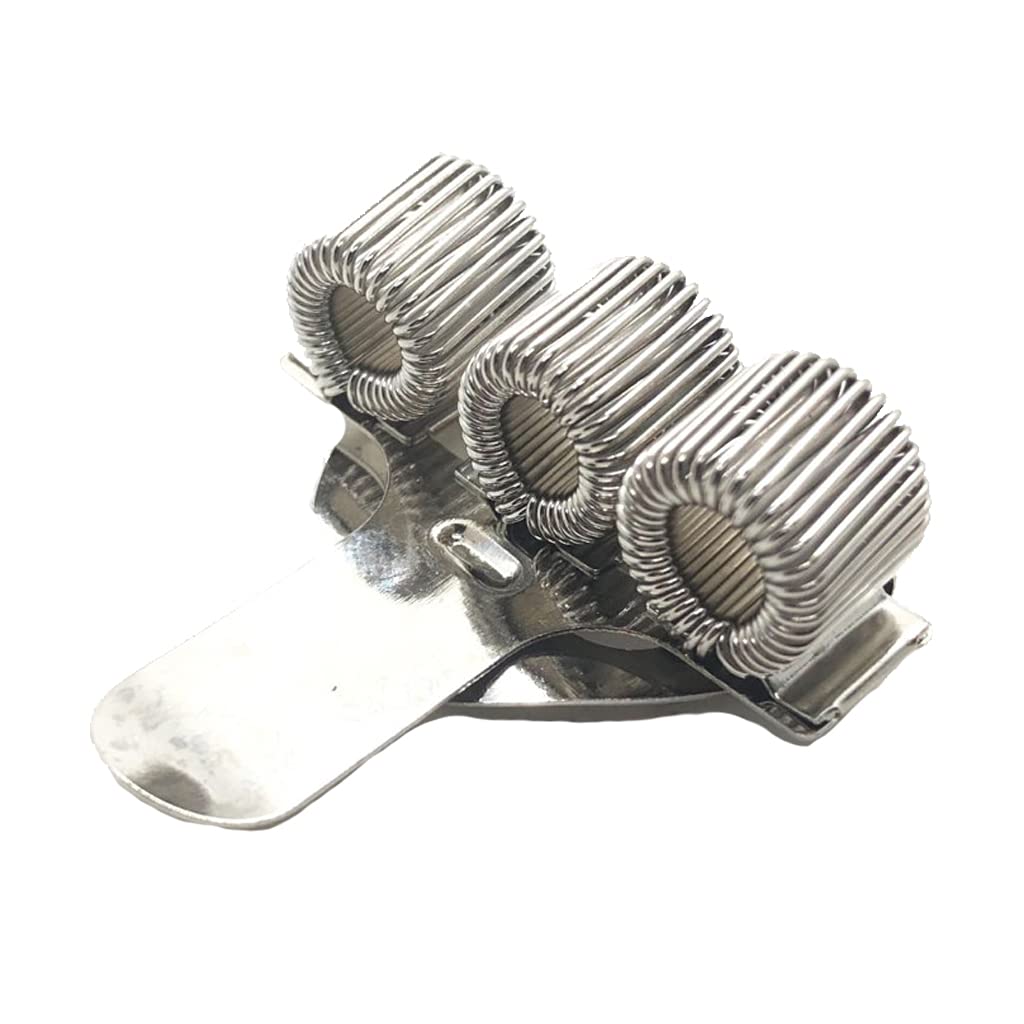 ZBIianxer Portable Metal Pen Holder Used for Notebook and Clipboard Solve the Problem of Often Lost Pens Easy to Carry Flexible Pen Clipboard Holder