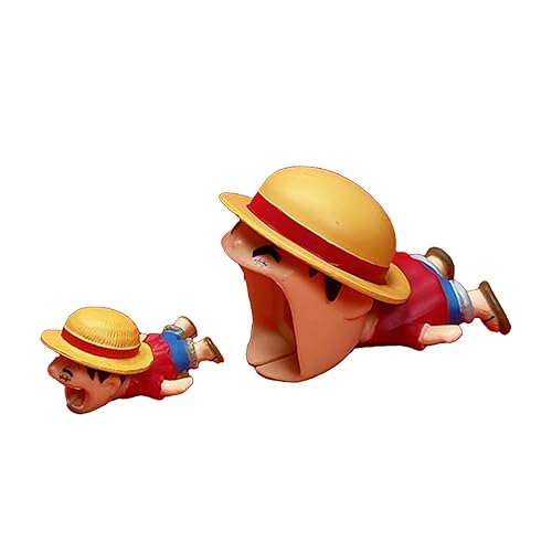 ZOA Luffy - Protector de cable de datos protector de carga USB protector de línea de auriculares de datos de carga protector de cable de datos