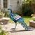 chisheen Metal Peacock Statue Garden Decor Yard Art Sculpture Outdoor Decoration for Lawn,Patio,Backyard,Housewarming Birthday Gifts for Women,Mom,Grandma