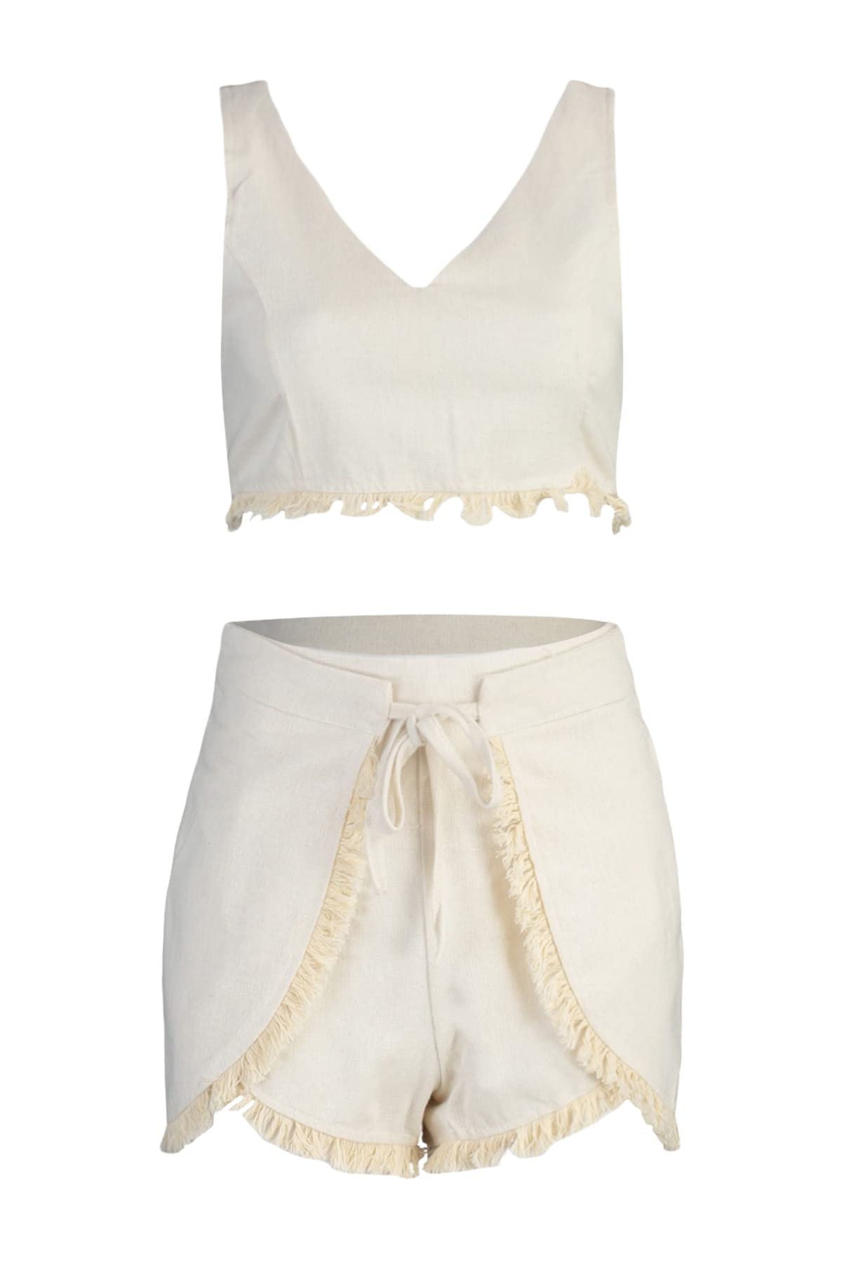 Trendyol Conjunto de Dos Piezas de Tejido Liso para Mujer Camisa