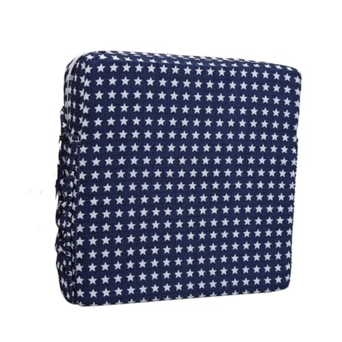 minkissy Cojín Elevador para Silla de Comedor Azul Asiento Acolchado Duradero y Fácil Limpieza para Bebés y Portátil y para Uso Casa y Restaurantes