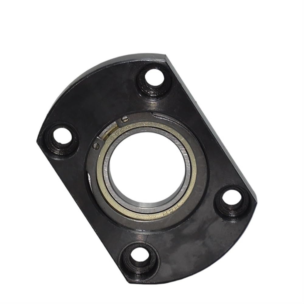 Yinxi 1 Stück kompakter Einzellagersitz aus Kohlenstoffstahl mit Sicherungsring, Flansch, rundes Lagergehäuse, Einzellager, Innendurchmesser 4–50 mm (Color : Compact-MT163, Size : 6007ZZ-21-35)