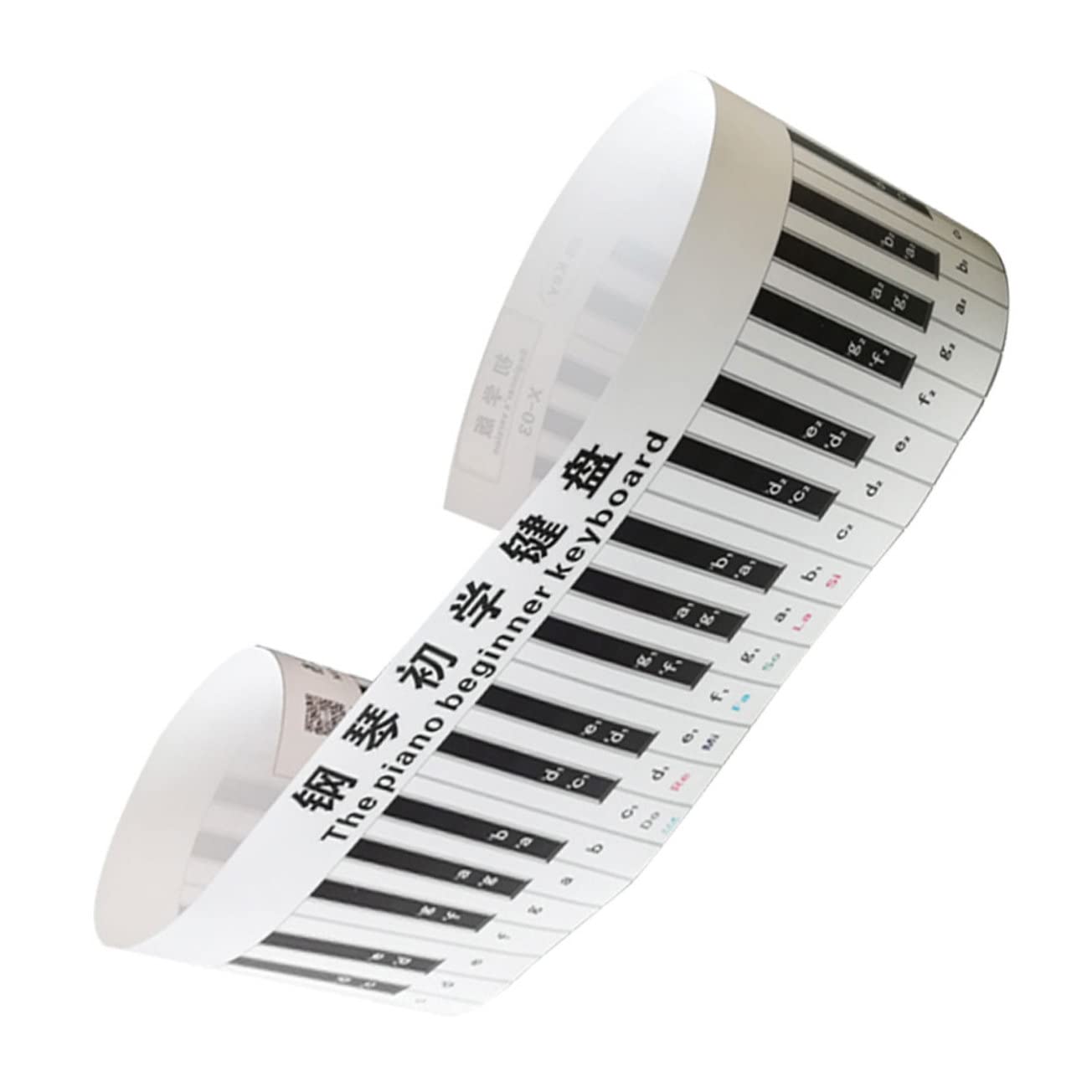ifundom Piano Key Keyboard Decal 3d Music Keyboard Desktop Piano Keyboard Supplies for Students