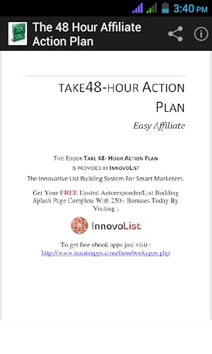 The 48 Hour Affiliate Action Plan