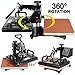 F2C Pro 6 in 1 Heat Press Machine Combo 12
