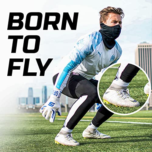 GRIPMODE unisex sports socks, white (size 39-45) I Football and sports socks I Made for comfort, improved power transmission and maximum mobility3