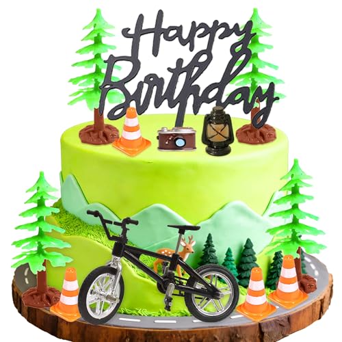 Décoration gâteau vélo pour réussir une fête d'anniversaire camp