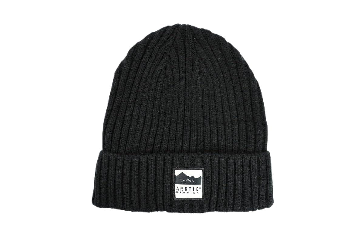 Arctic BarrierAcrylic Rib Knit Beanie - Effortless Winter Style for Men and Women