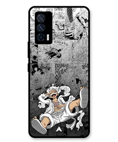 Image of Premium Anime 2 Case for iQOO 7 (Glossy Finish) Soft-Touch Metal TPU Back Cover, Shockproof, Designer, Aesthetic Mobile Phone Case
