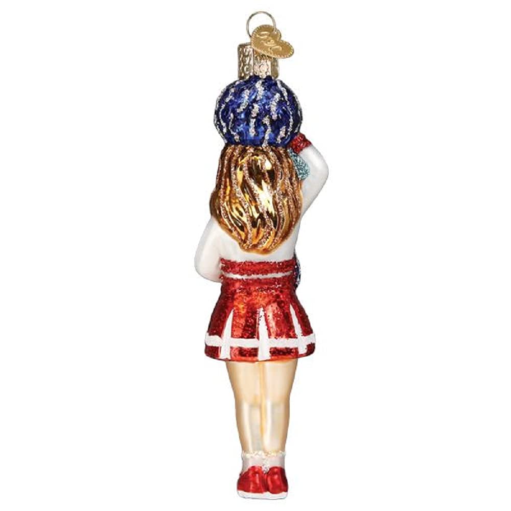 Old World Christmas Ornaments Cheerleader Glass Blown Ornaments for Christmas Tree