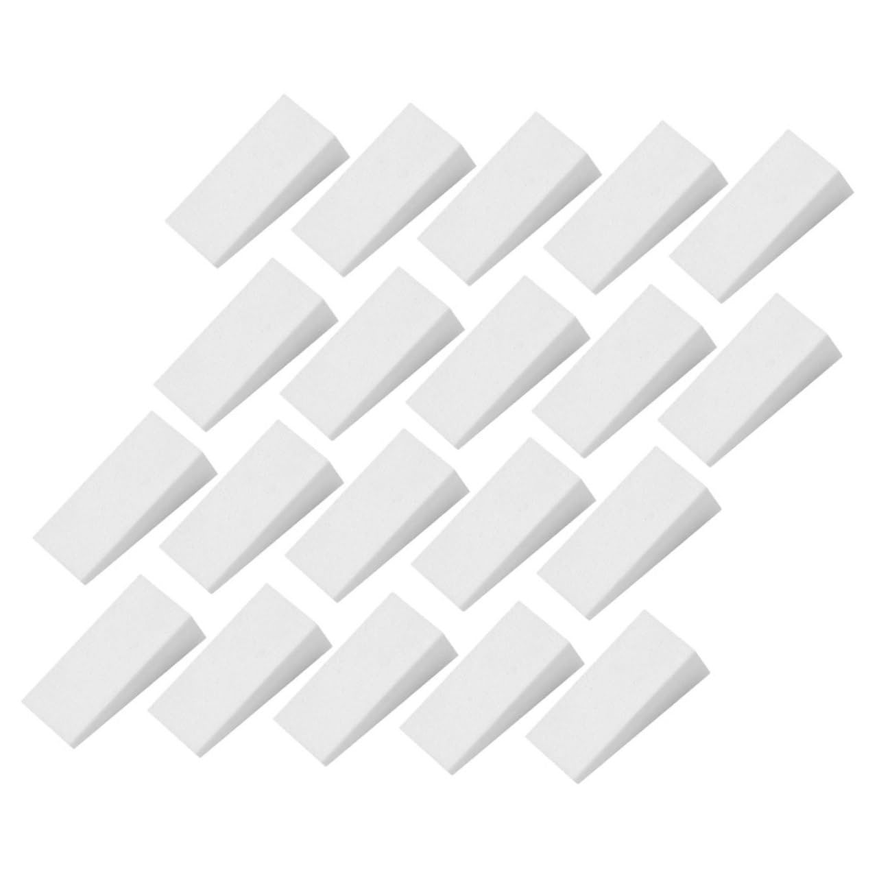 Ipetboom 50Pcs Makeup Sponges Dual Use Face Puff for Loose Powder and Foundation Easy to Carry Cosmetic Wedges Soft and Absorbent for Application