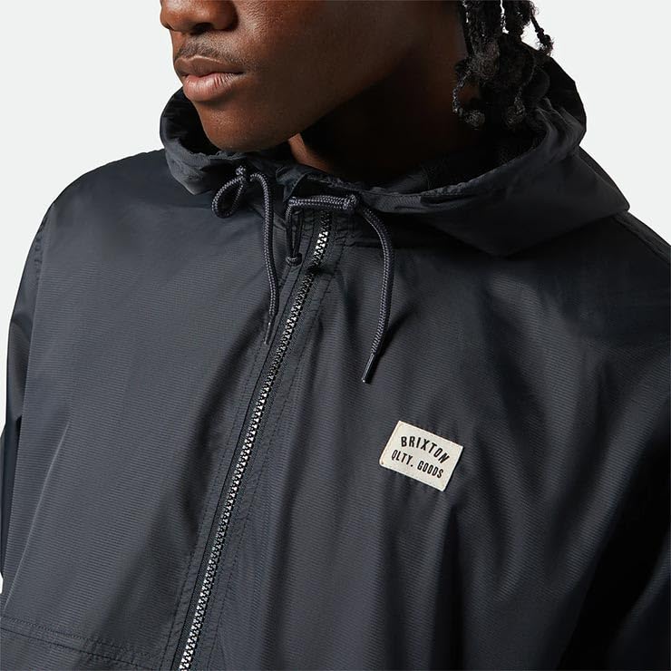 Lightweight Wind-Resistant Jacket in Black by Brixton3